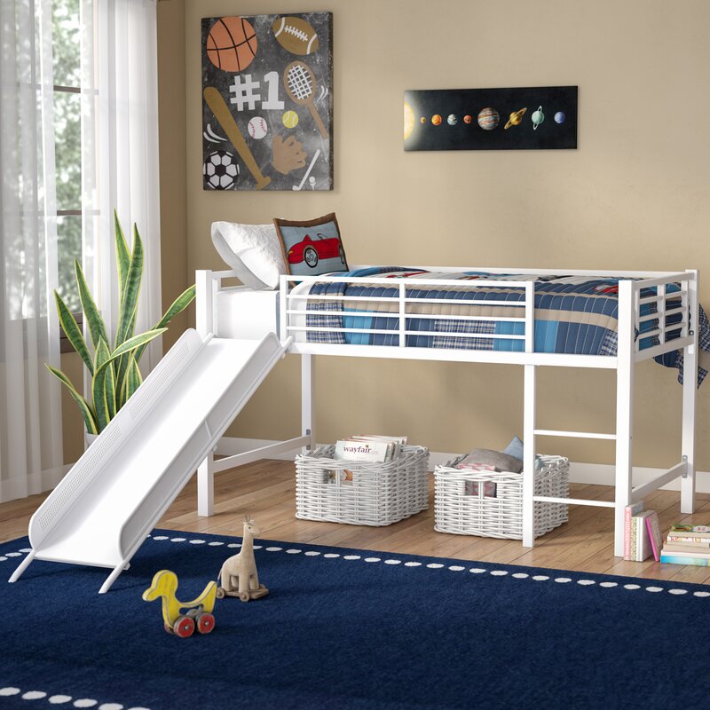 corner table twin bed slides under