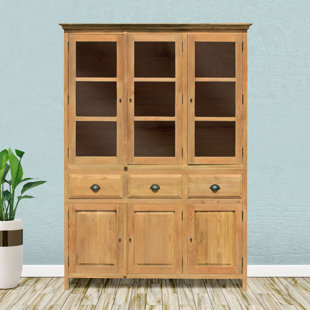 Go to store & view more images Pellerin Recycled Teak Cupboard Medium China Cabinet by Loon Peak