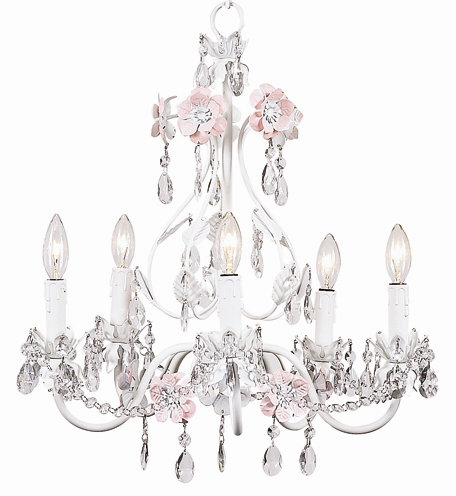 White Flower Chandelier Wayfair