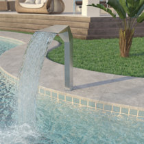 BigBanana Pool Fountain Stainless Steel 19.7x11.8x20.9 Silver 