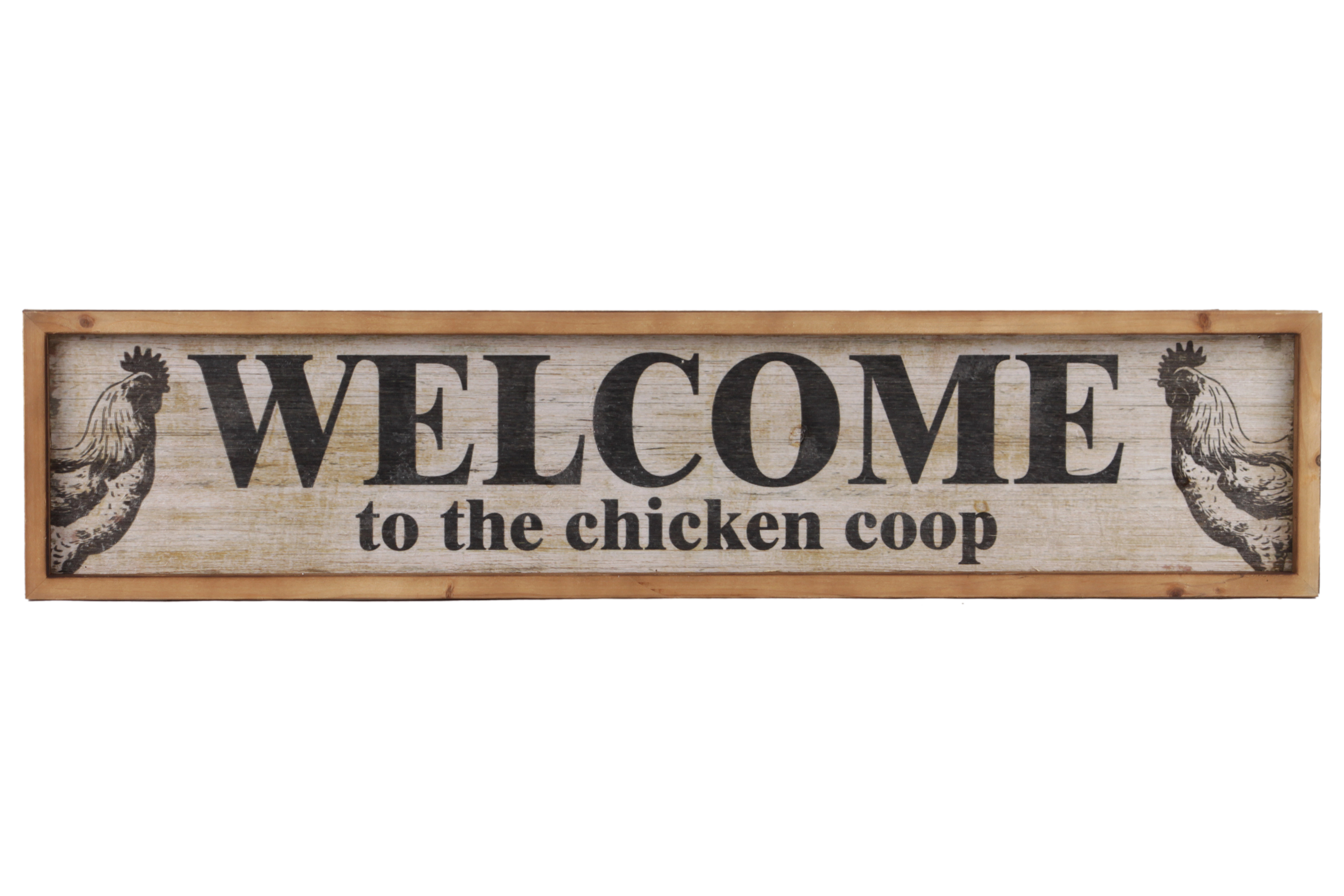 Gracie Oaks Welcome Framed Textual Art On Wood Wayfair