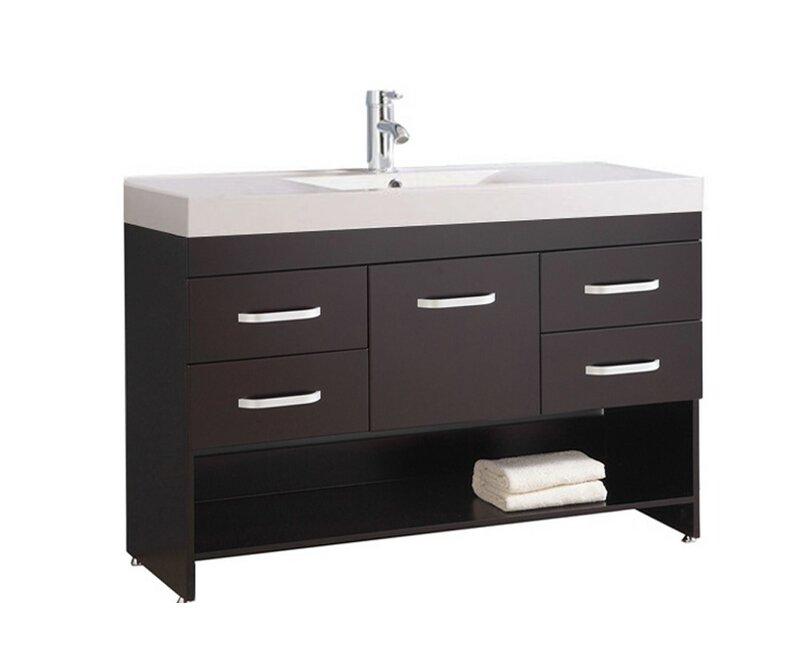 Orren Ellis Preas Modern 47" Single Bathroom Vanity Set ...