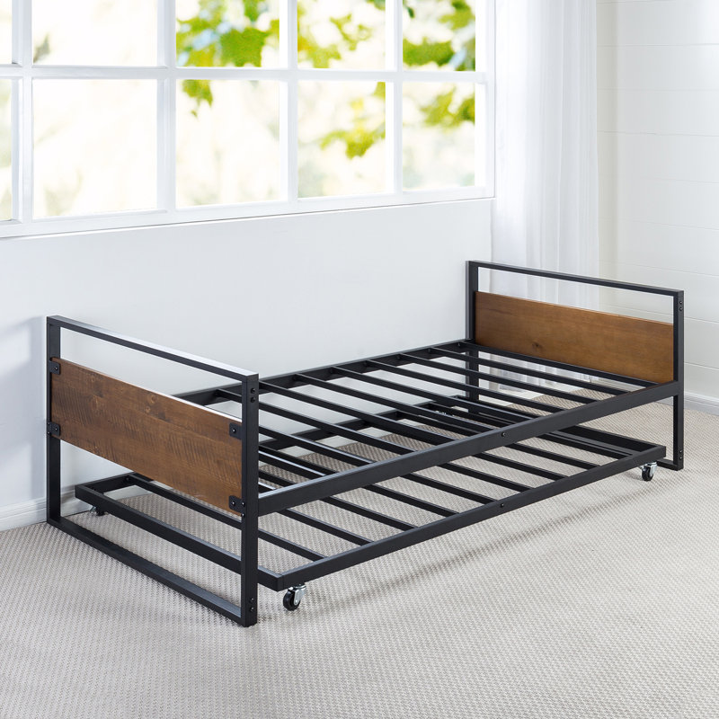 Brayden Studio Kilby Twin Daybed With Trundle Reviews Wayfair Kilby Twin Daybed With Trundle