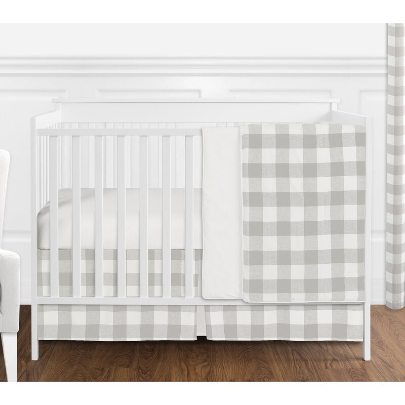 buffalo check crib bedding