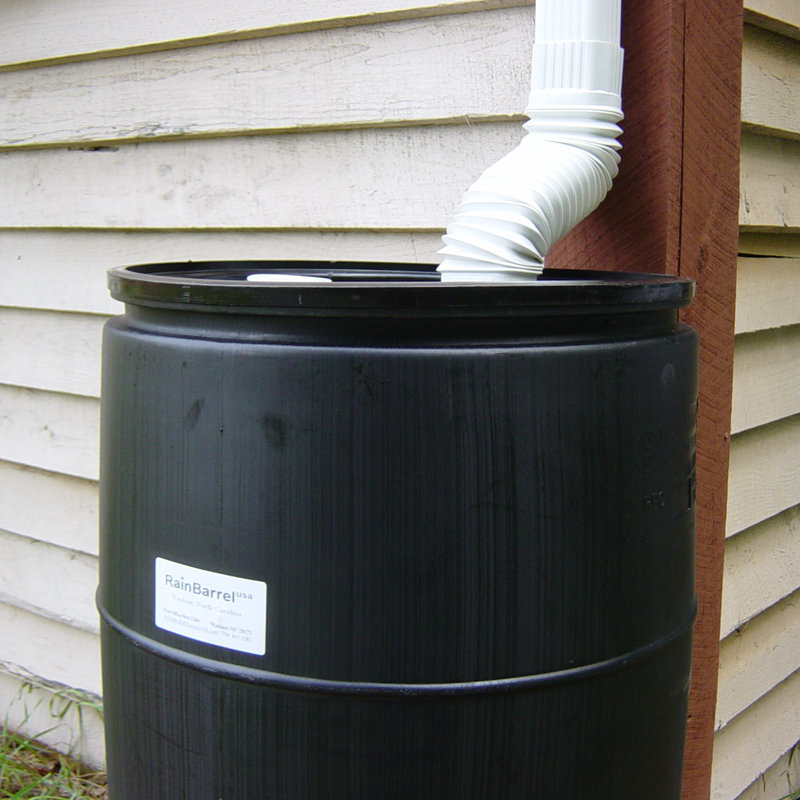 RainBarrelUSA 55 Gallon Rain Barrel Wayfair