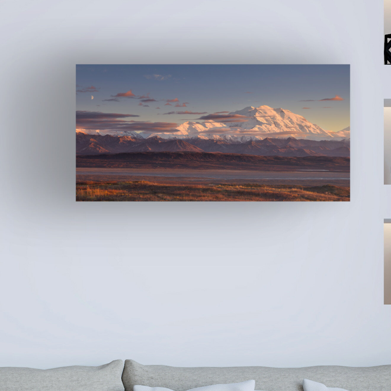 Denali National Park Wall Art Canvas Denali National Park Canvas Print Multiple Sizes Wrapped Canvas on Wooden Frame