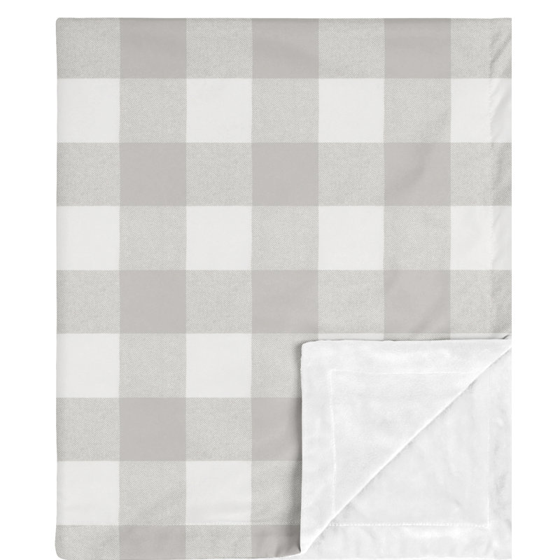 buffalo plaid receiving blanket