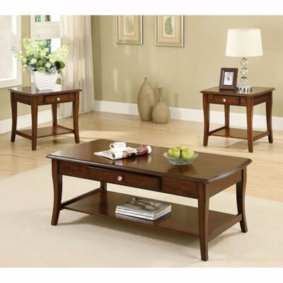 Klimek 3 Piece Coffee Table Set Alcott Hill