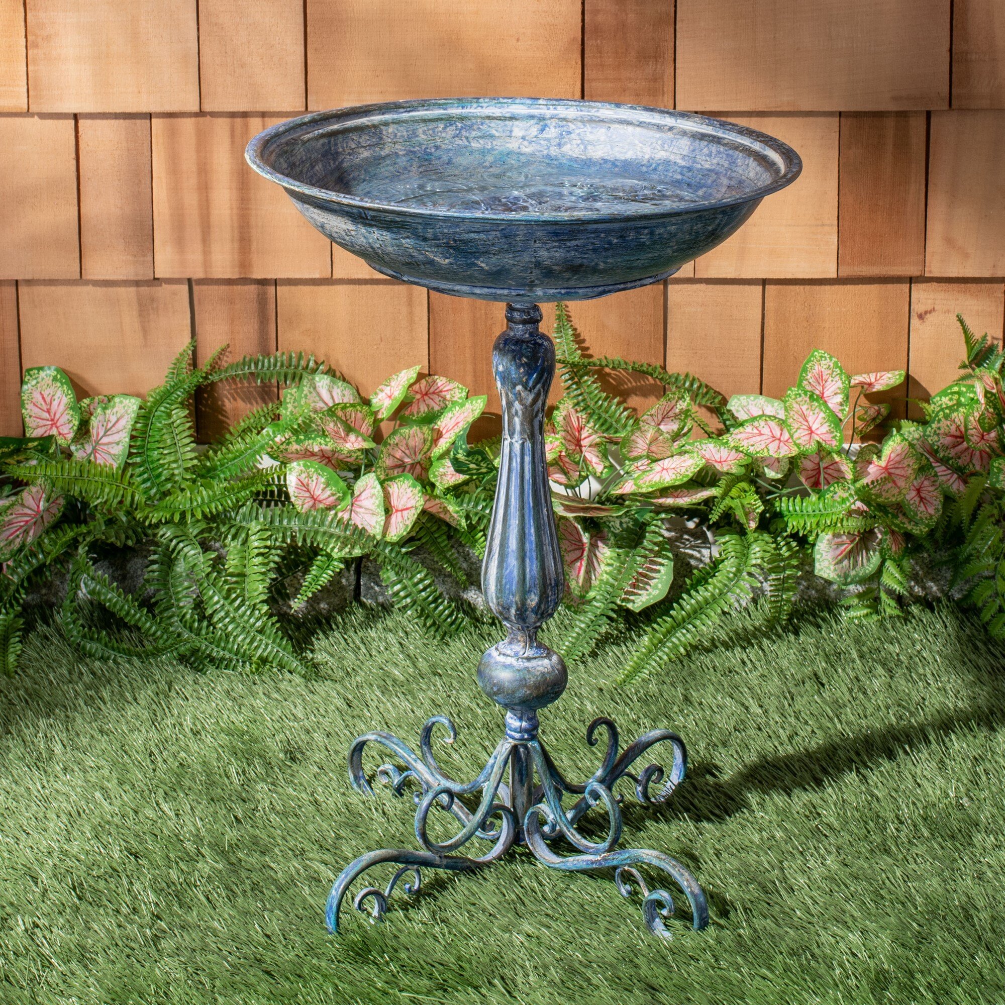 Metal Bird Baths You'll Love in 2021 | Wayfair