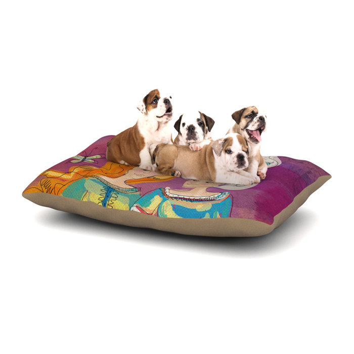 East Urban Home Carina Povarchik Amigas People Dog Pillow With