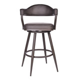 Adelita Bar & Counter Swivel Stool by Ivy Bronx