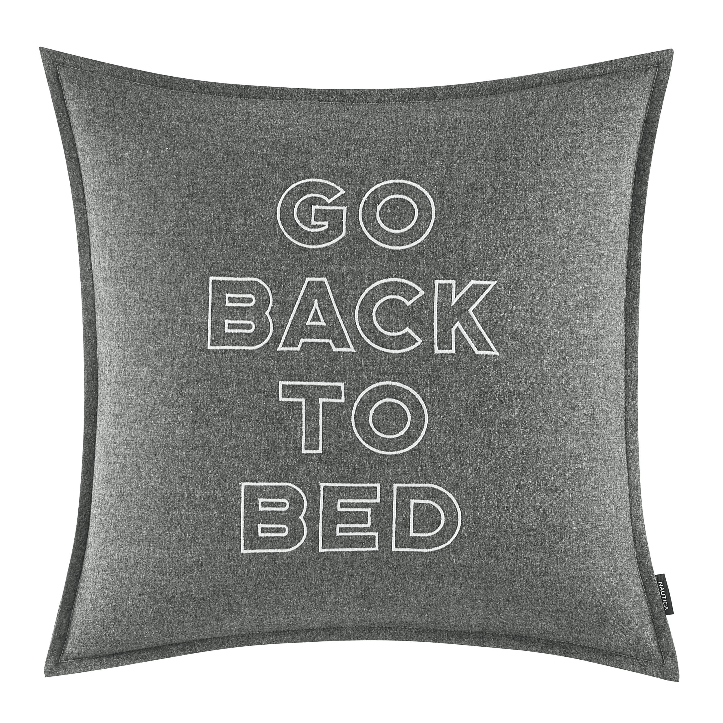 Nautica Go Back To Bed Cotton Throw Pillow Wayfair