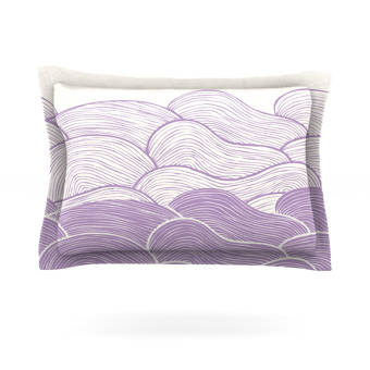 30 x 20 Pillow Sham Kess InHouse Sylvia Cook French Lilacs Purple Photography