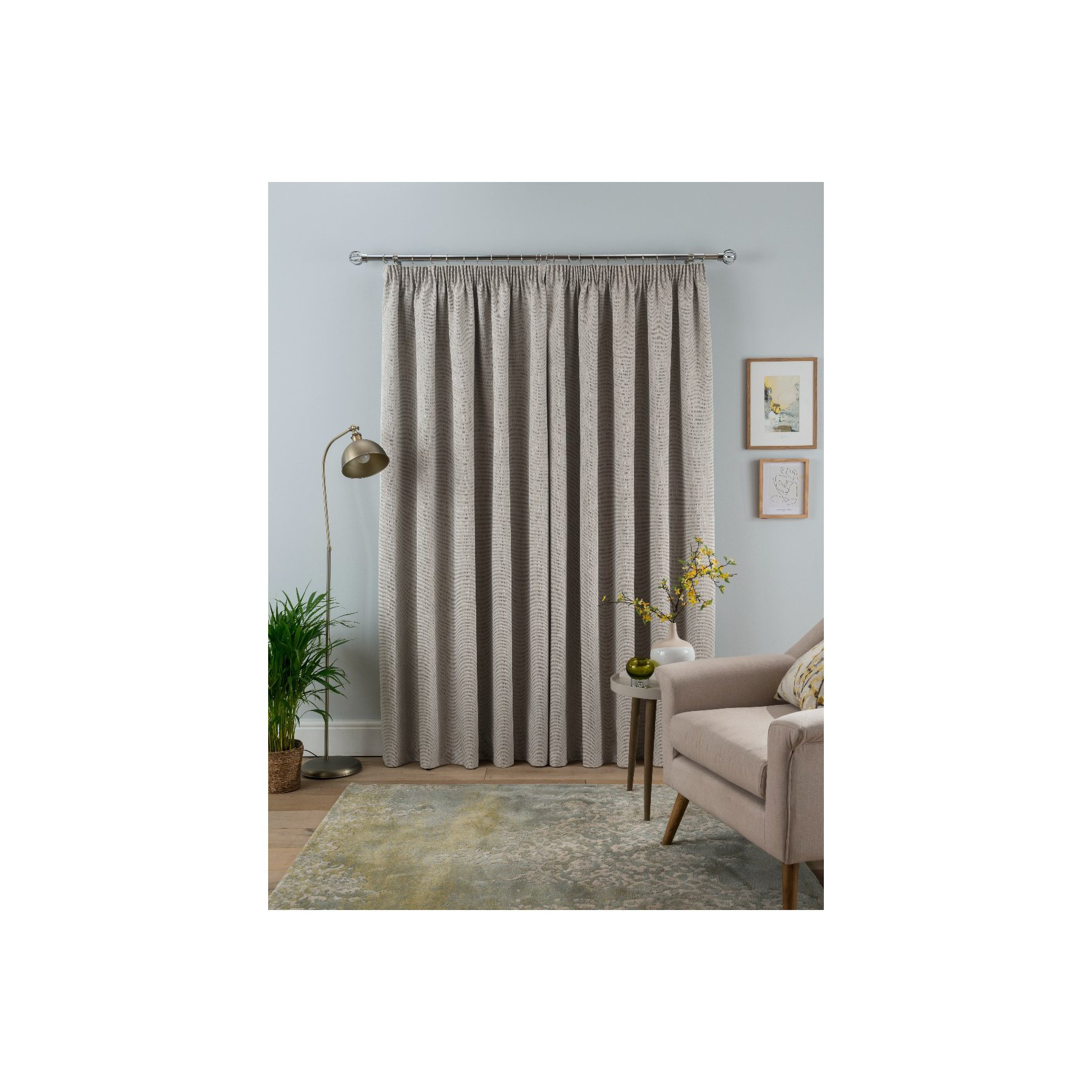 Ebern Designs Breighlynn Blackout Pencil Pleat Curtain Pair & Reviews