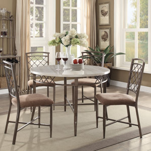 Aldric 5 Piece Dining Set by ACME Furn..