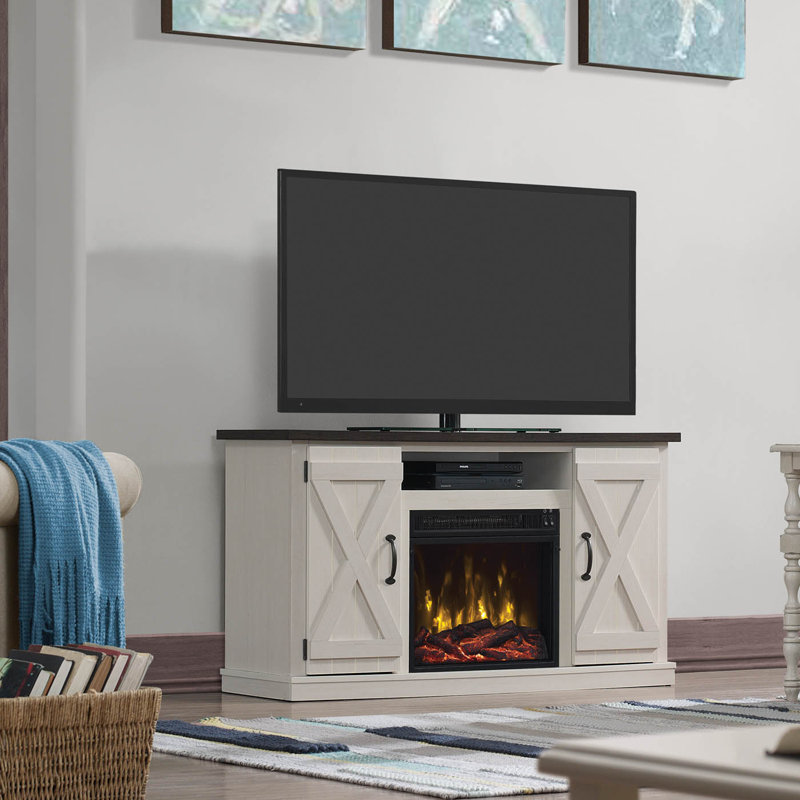 Leisa Tv Stand Fireplace For Tvs Up To 55 Inches With Electric