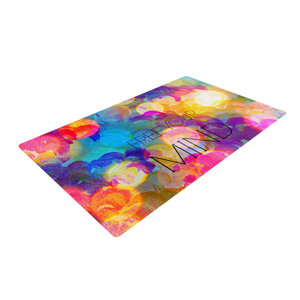 Ebi Emporium Free Your Mind Rainbow Area Rug