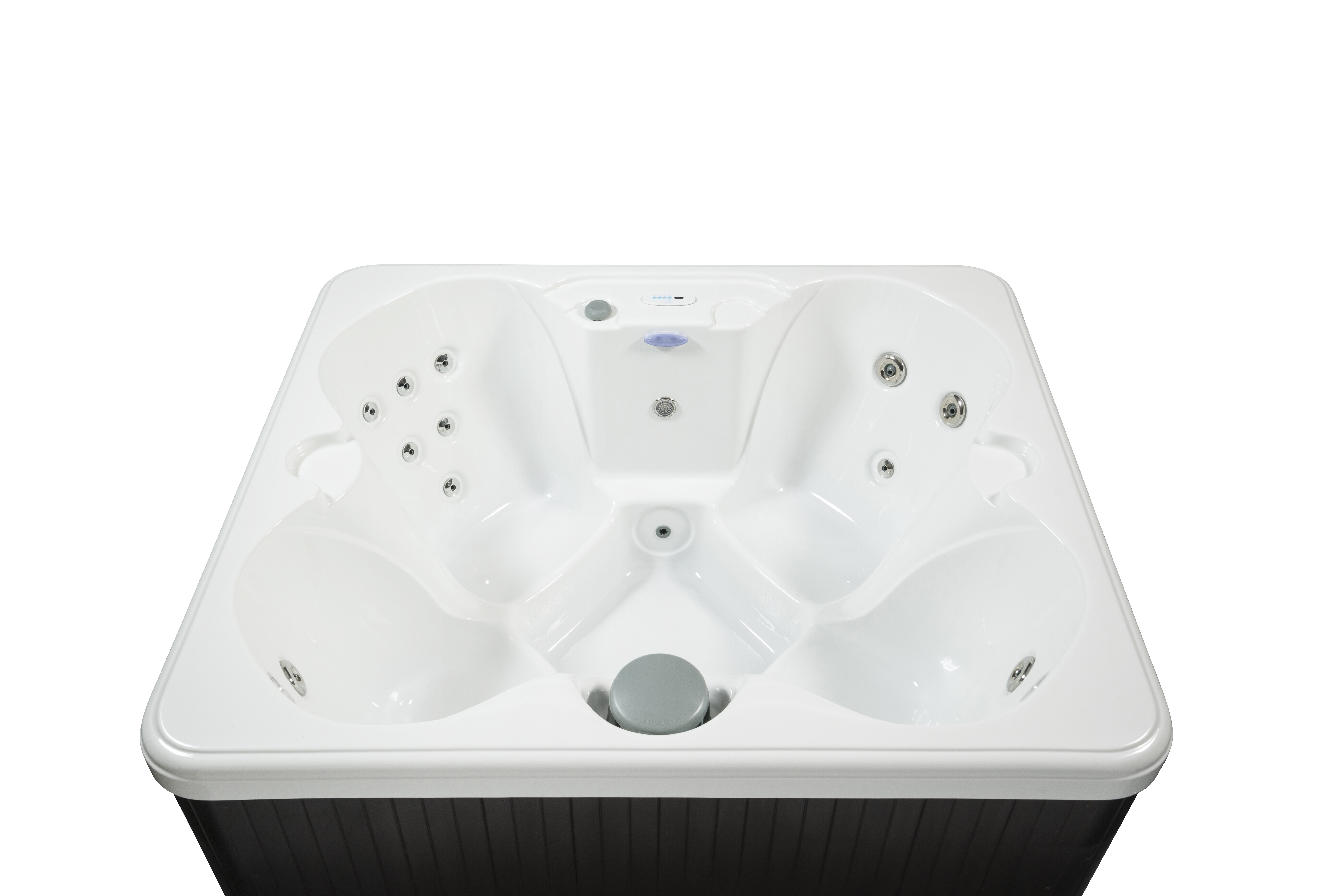 Hudson Bay 3 Person 14 Jet Spa with Stainless Jets and 110V GFCI Cord Included. 
