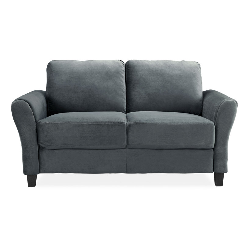 Andover Mills Celestia Microfiber Microsuede 56 3 Flared Arms Andover Mills Celestia Microfiber