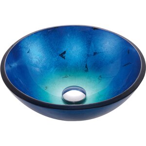 Irruption Circular Vessel Bathroom Sink