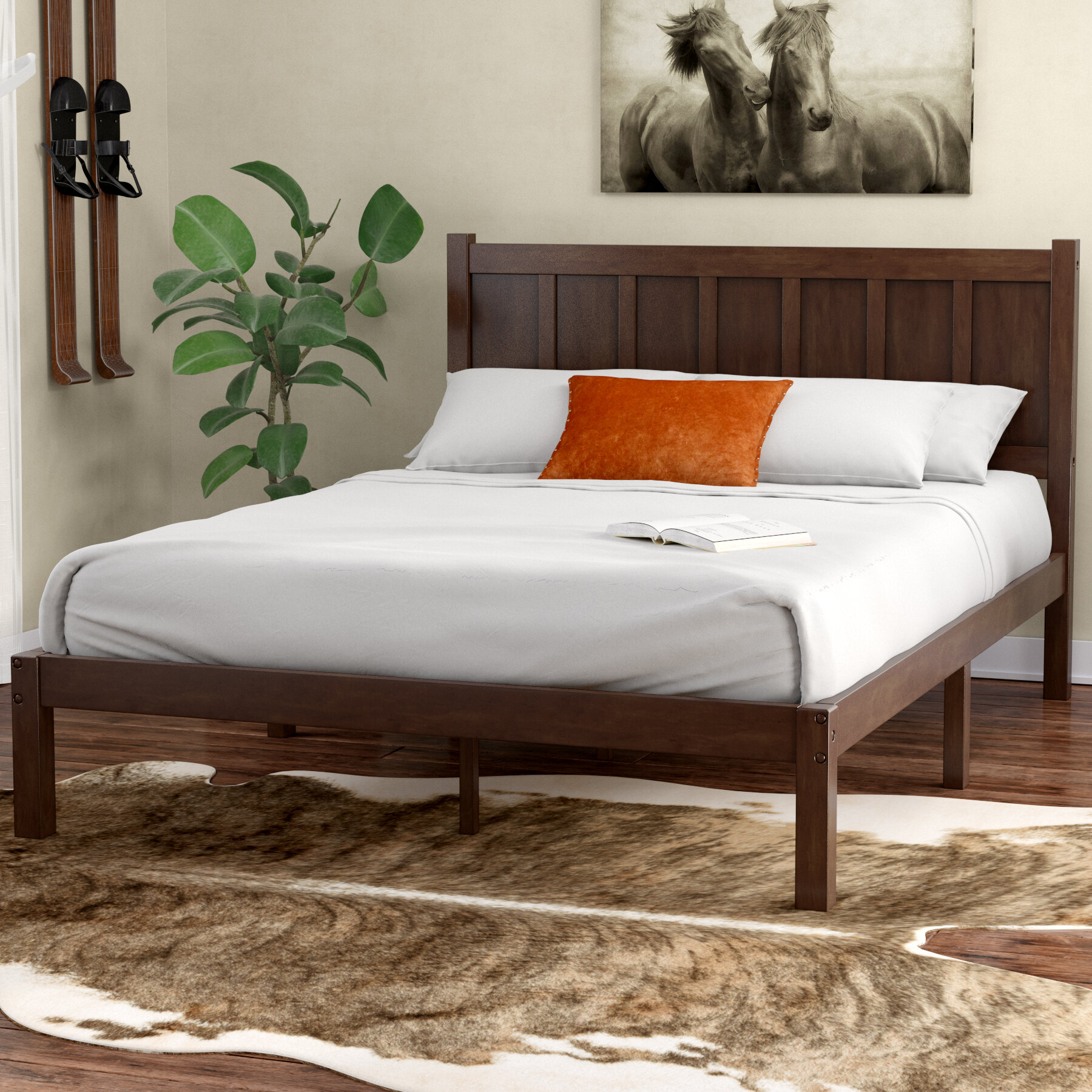 Rustic Beds Frames Free Shipping Over 35 Wayfair