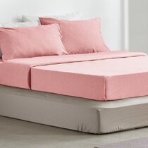 ALL SIZES Modern Hot Pink Cotton Blend Jersey Knit Sheet Set 