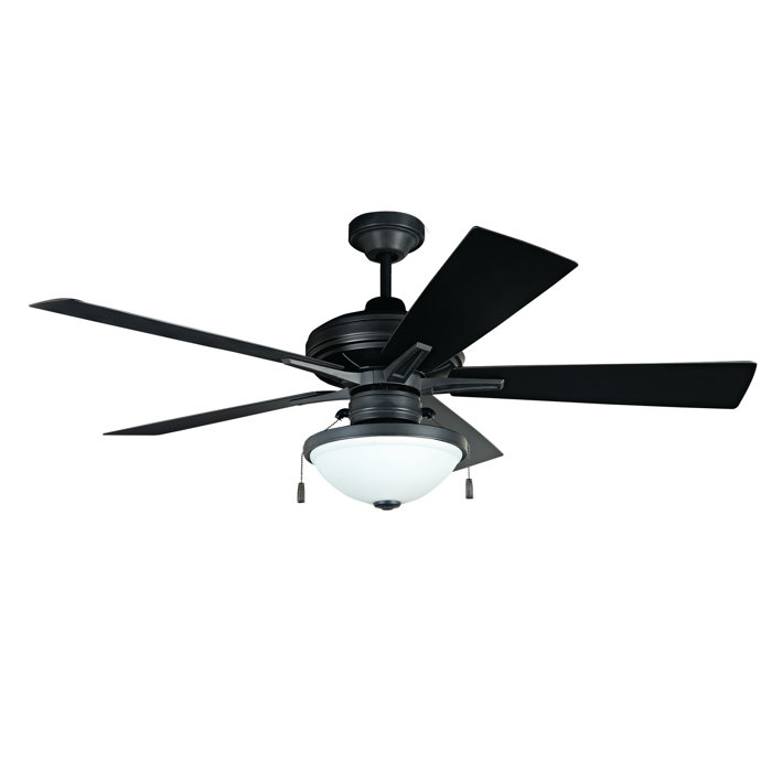 Red Barrel Studio 52 Ellport 5 Blade Outdoor Ceiling Fan Light