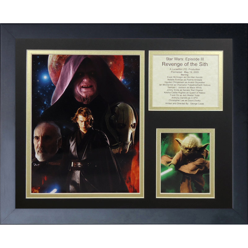 Legends Never Die Star Wars Revenge Of The Sith Framed Memorabilia Reviews