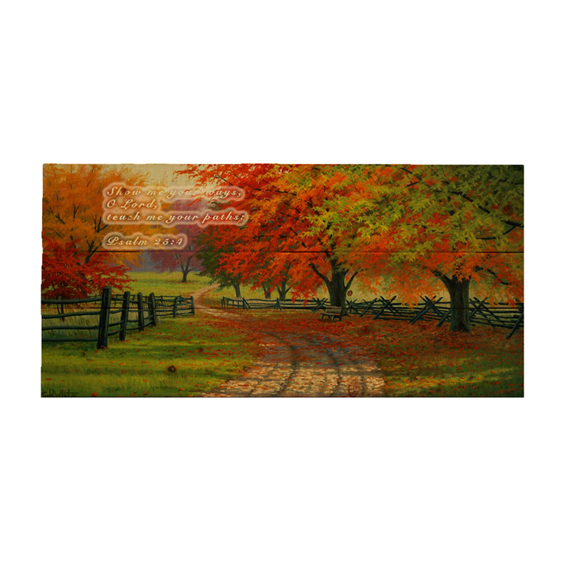 Hadleyhouseco Path Through The Maples By Charles White Print Of