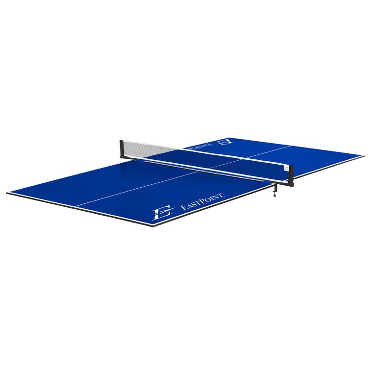 Ping Pong Table Conversion Top Game Room Regulation Size Table Tennis w Net 