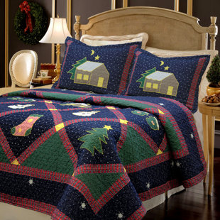 cot bed xmas bedding