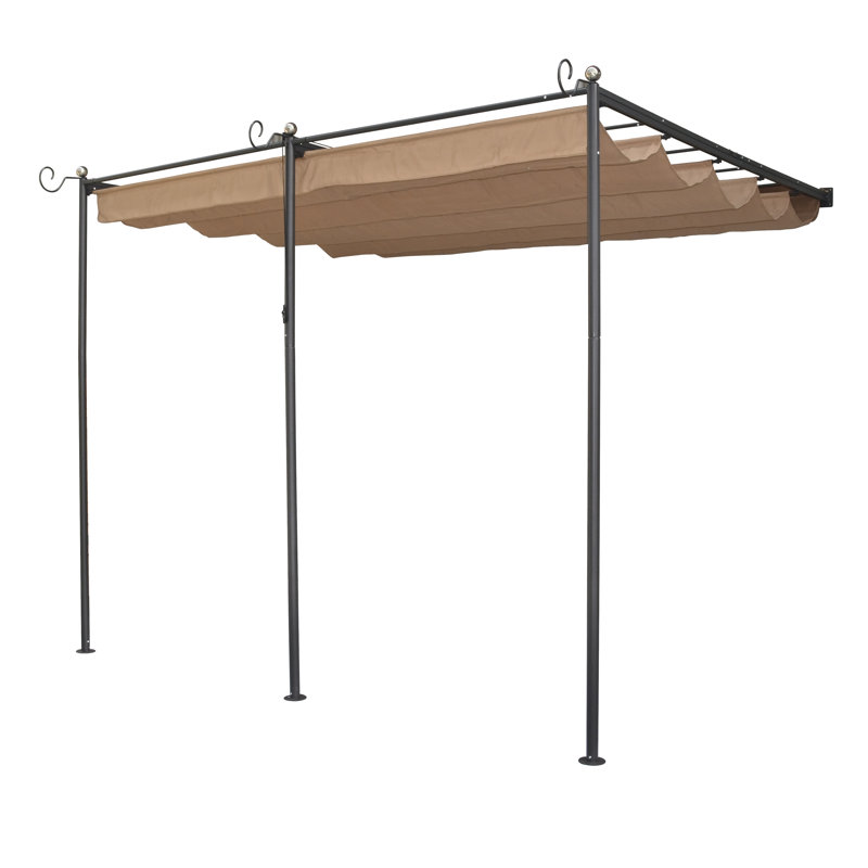 Rowlinson St Tropez 11 Ft W X 10 Ft D Metal Pergola Reviews Wayfair