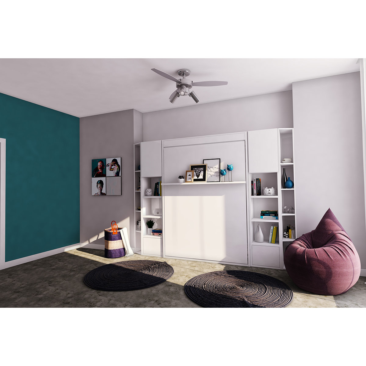 Multimo Queen Murphy Bed & Reviews Wayfair