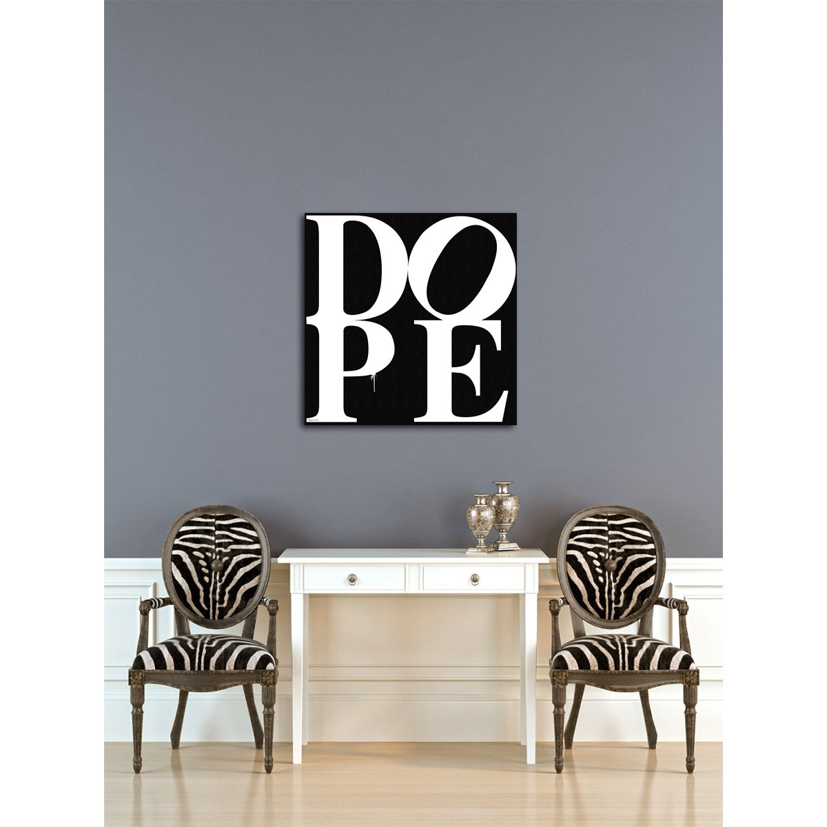 Maxwell Dickson 'Dope Black' Textual Art on Wrapped Canvas & Reviews