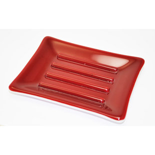 Red Soap Dish Bathroom Accessories You Ll Love Wayfair Quickview