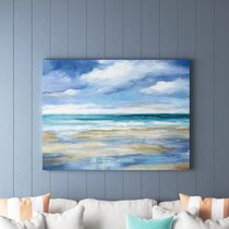 Trendy Beach Decor for Your Home or  Beach House Fishing Boat on Ocean Digital Download Printable Wall Art Poster