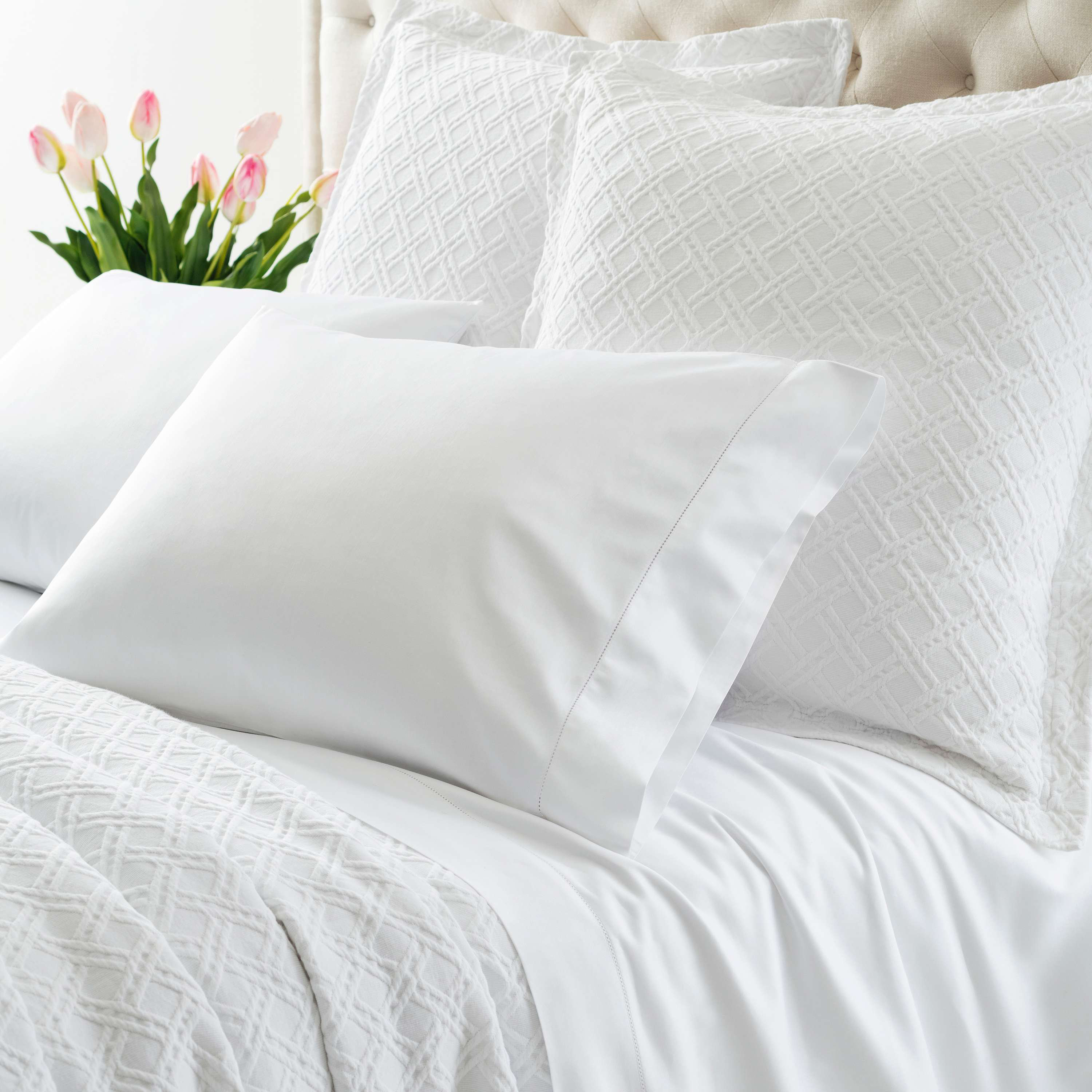 Cotton Sateen Fitted Sheet 