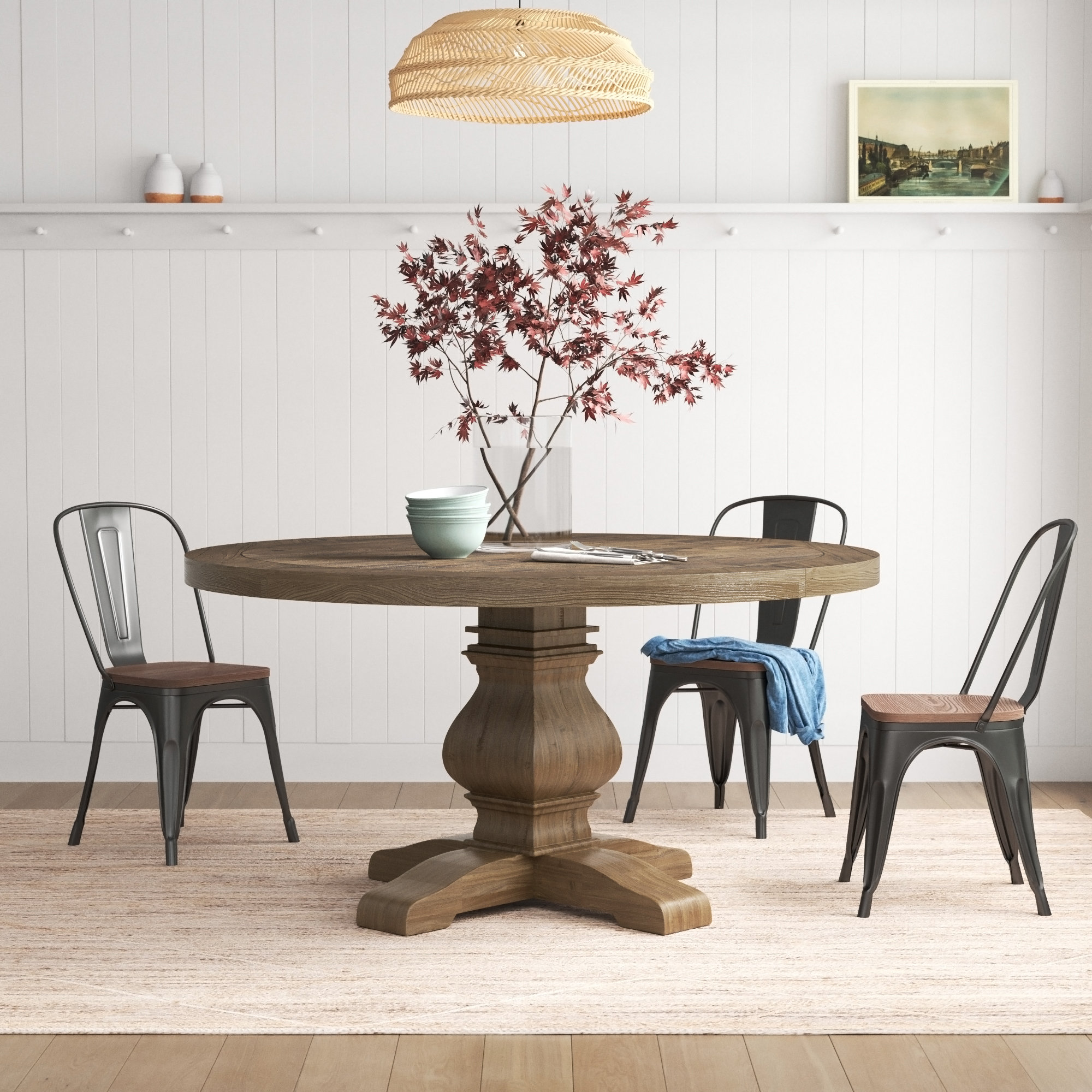 round 6 seater dining table