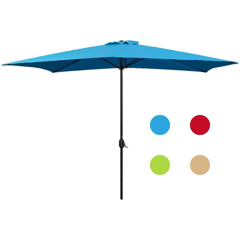Freeport Park Cambridgeshire 10 X 6 Rectangle Market Umbrella Reviews Wayfair