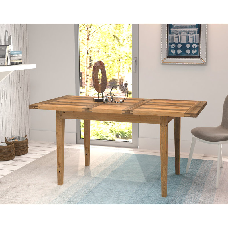 Millwood Pines Isidro Extendable Drop Leaf Solid Wood Dining Table Wayfair Shop our best selection of extension leaf kitchen & dining room tables to reflect your style and inspire your home. isidro extendable drop leaf solid wood dining table