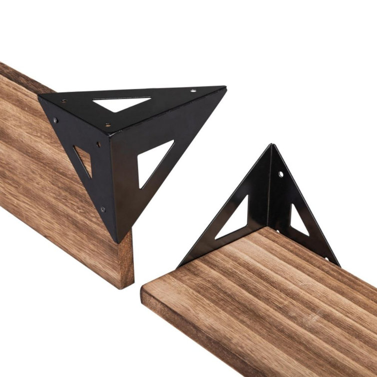 Floating Shelves Wall Mounted Storage Shelve Set of 2s for Kitchen Bathroom Home 