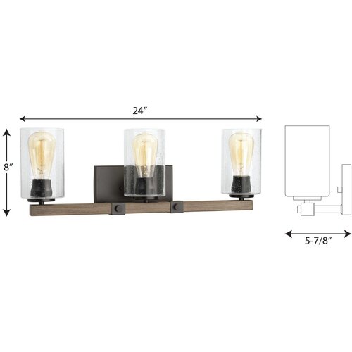 Birch Lane™ Manan 3 - Light Dimmable Vanity Light & Reviews | Wayfair