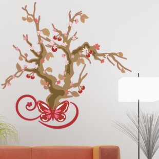 Cherry Blossom Tree Wall Decal Wayfair - inspiring roblox living room decals sets near me decor