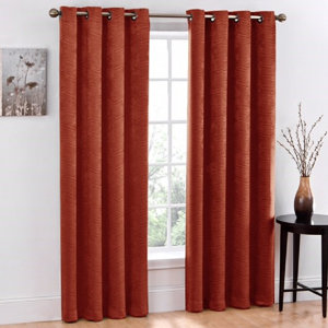 Solid Blackout Thermal Grommet Curtain Panels (Set of 2)