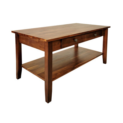 Ambrianna Solid Wood 4 Legs Coffee Table with Storage