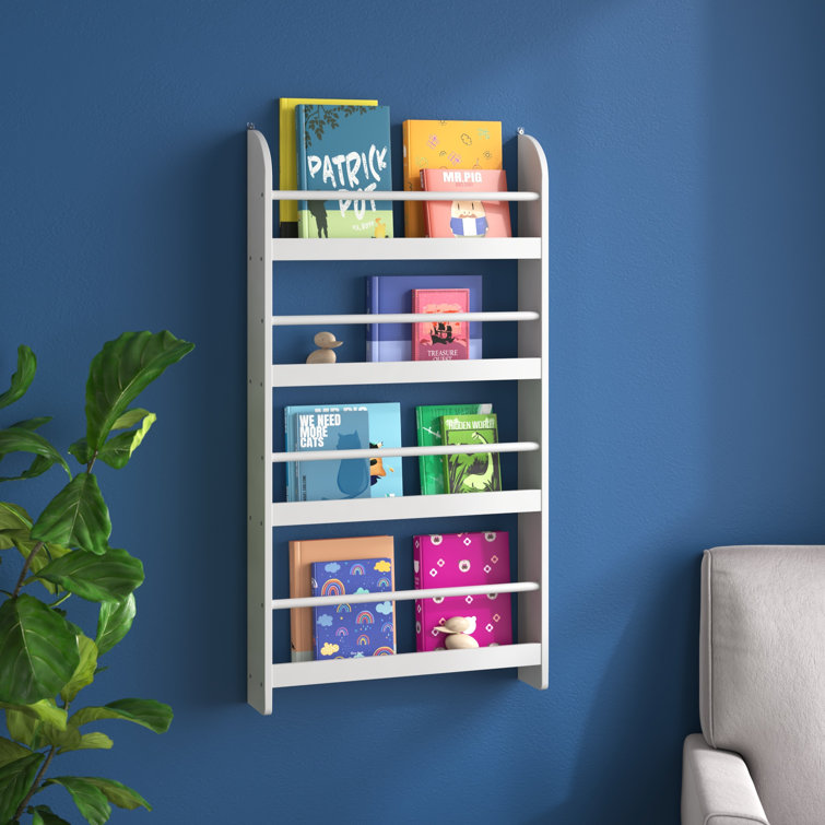 childrens wall mounted bookcase
