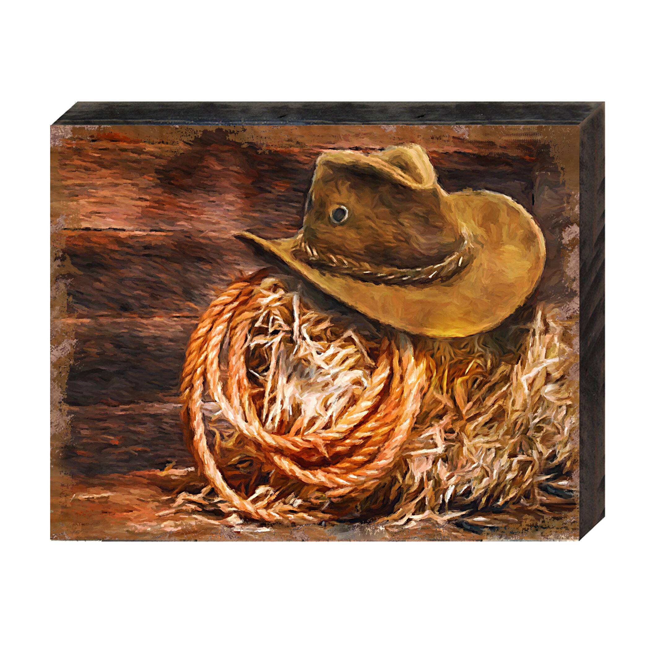 cowboy hat block