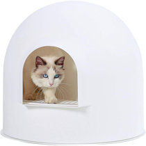 round kitty litter box