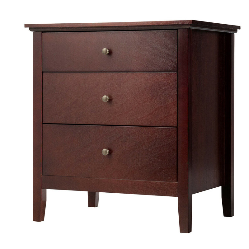 Red Barrel Studio Wegner 3 Drawer Nightstand Wayfair