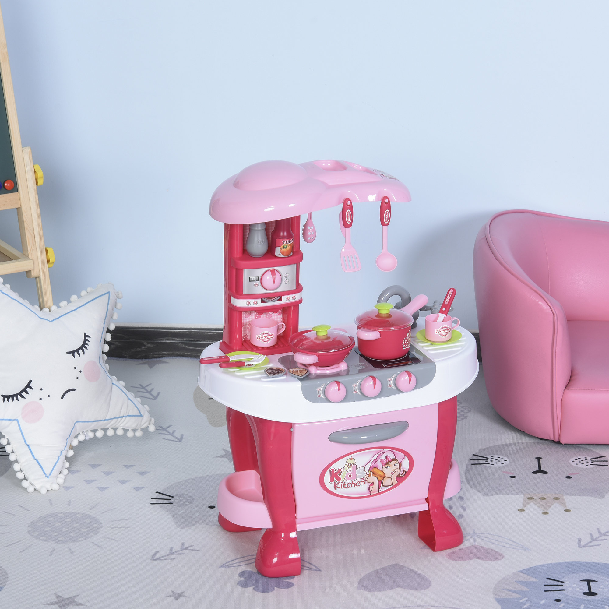 light and sound kitchen play set